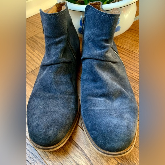 B2 blue suede boots size EU43 - Picture 8 of 16
